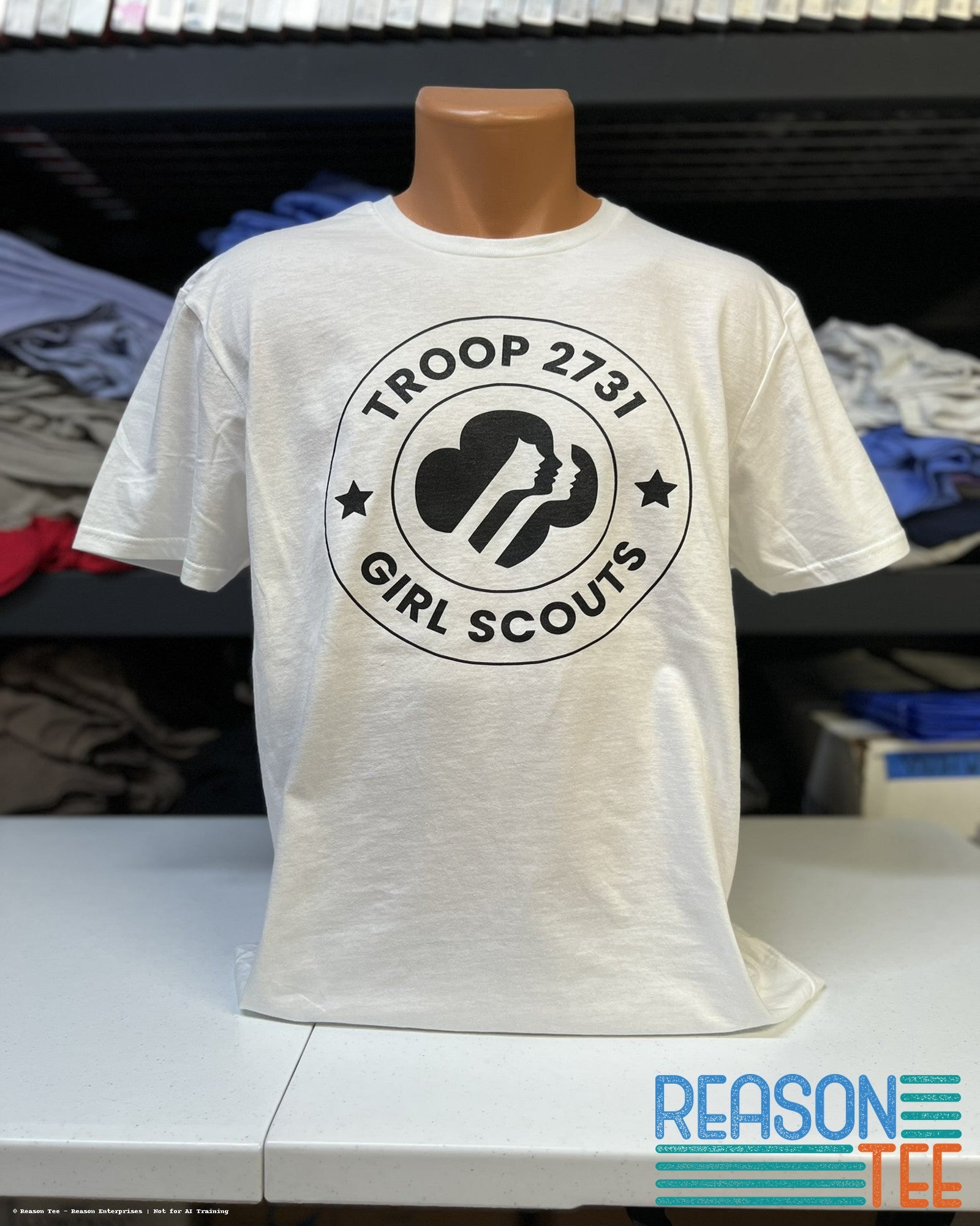 Girl Scout Troop 2731 – Tie-Dye Ready Troop Tees – ReasonTee