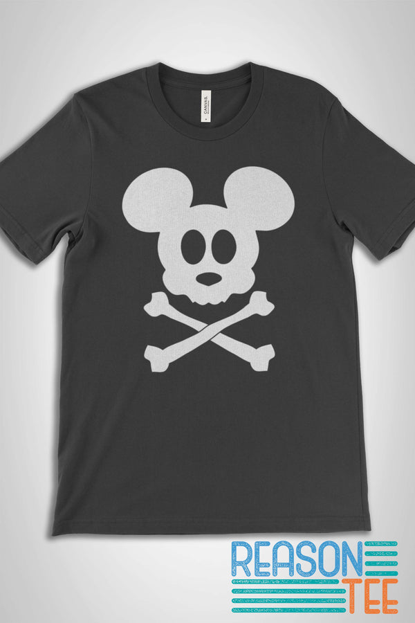 Mickey Skull and Crossbones T-shirt