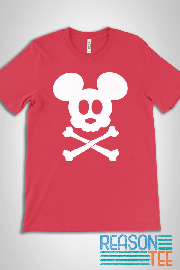Mickey Skull and Crossbones T-shirt