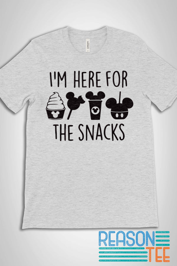 I'm Here For The Snacks T-shirt