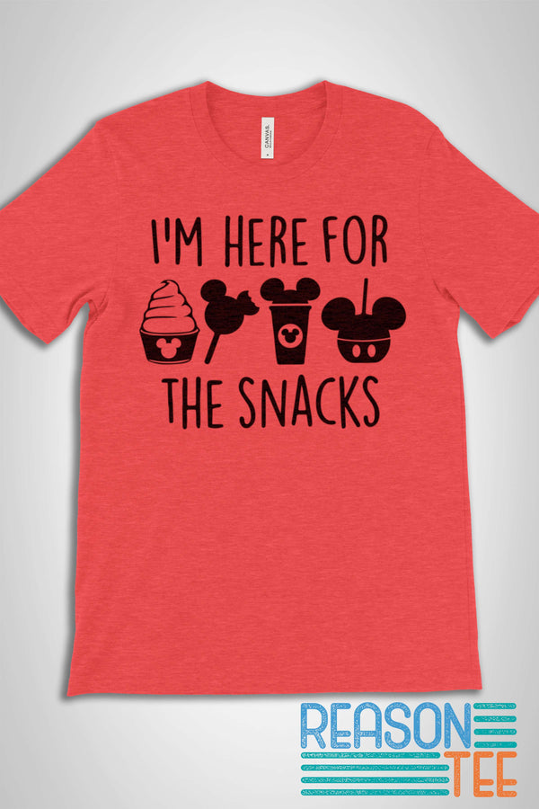 I'm Here For The Snacks T-shirt