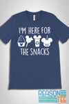 I'm Here For The Disney Snacks T-shirt