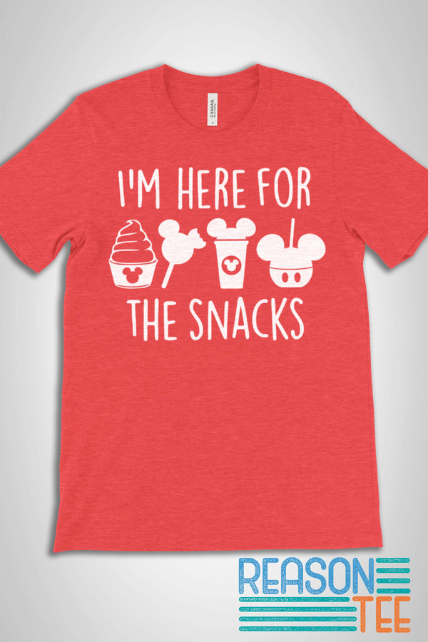 I'm Here For The Disney Snacks T-shirt