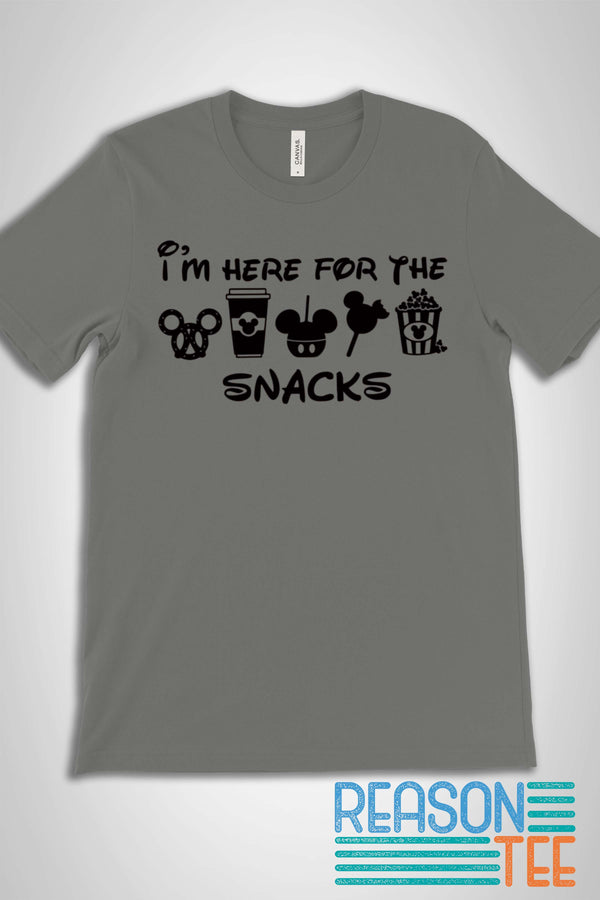 I'm Here For The Snacks T-shirt