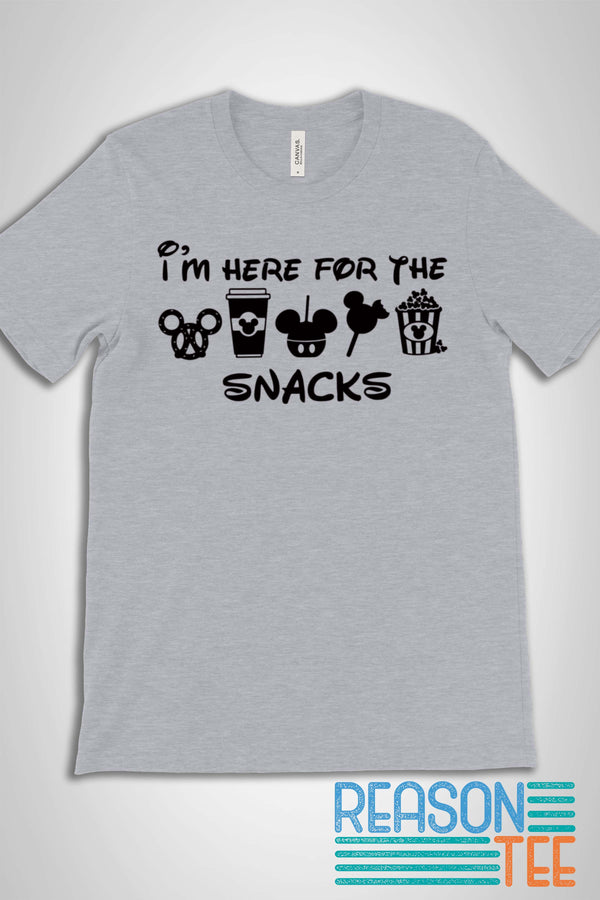 I'm Here For The Snacks T-shirt