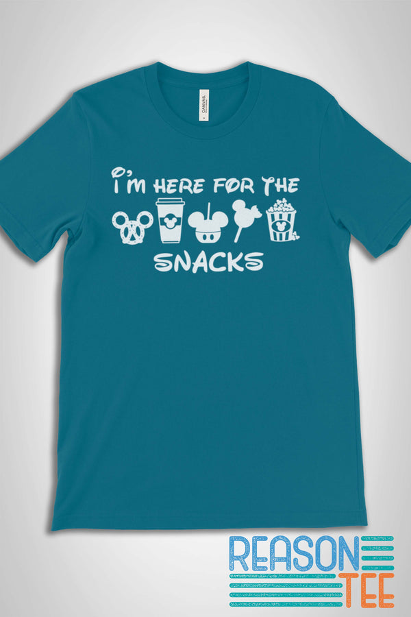 I'm Here For The Snacks T-shirt