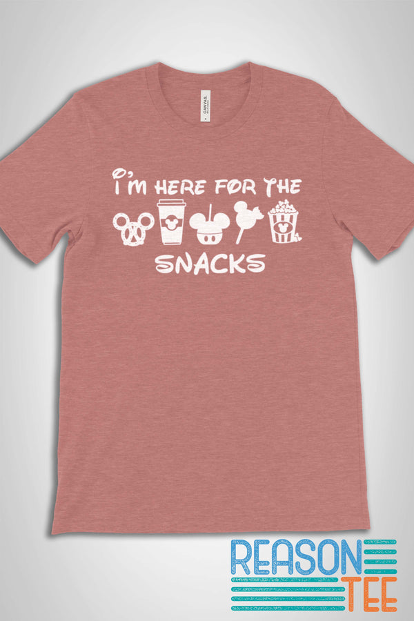 I'm Here For The Snacks T-shirt