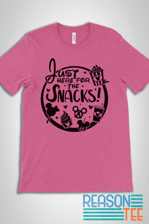 Just Here For The Snacks T-shirt