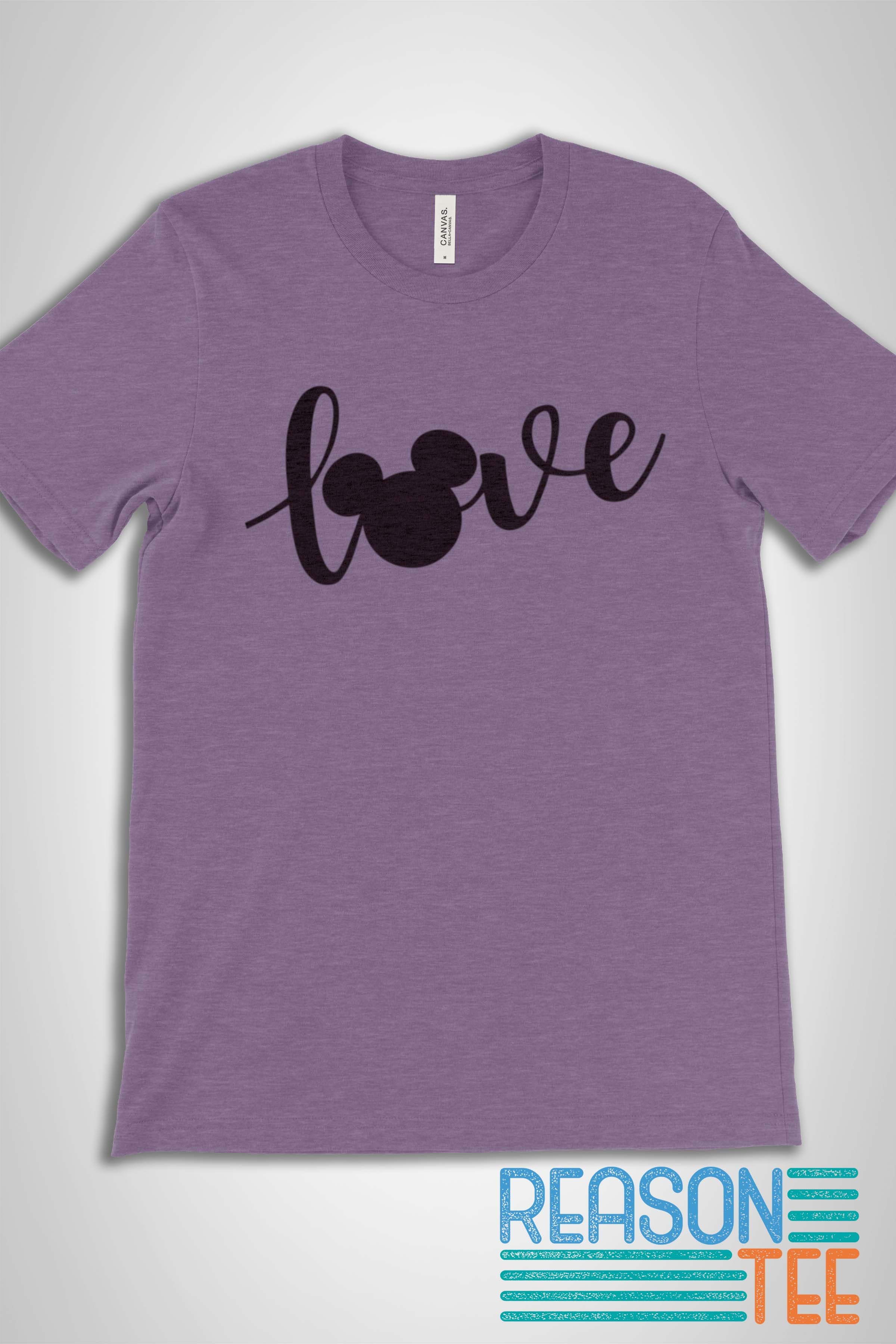 Disney Love T shirt ReasonTee